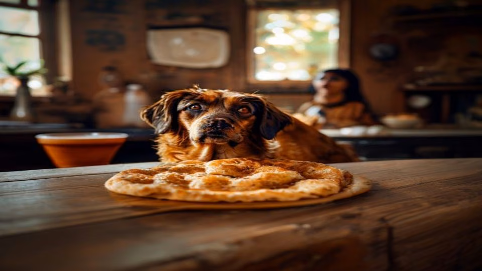 Akki Roti and dog — dogeats.in Indian pet food safety