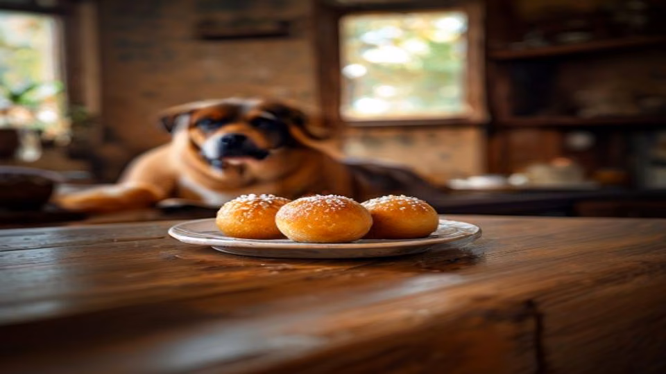 Balushahi and dog — dogeats.in Indian pet food safety