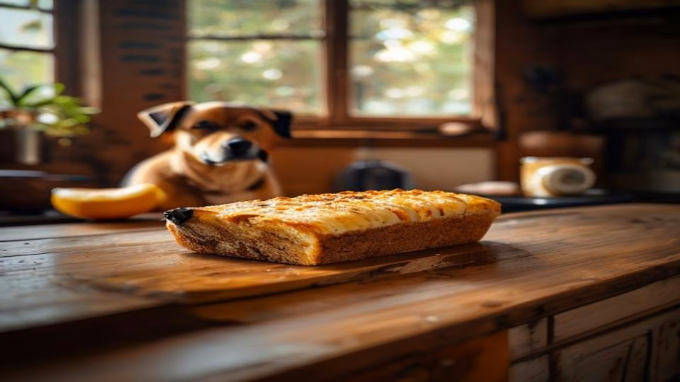 Banana Bread and dog — dogeats.in Indian pet food safety