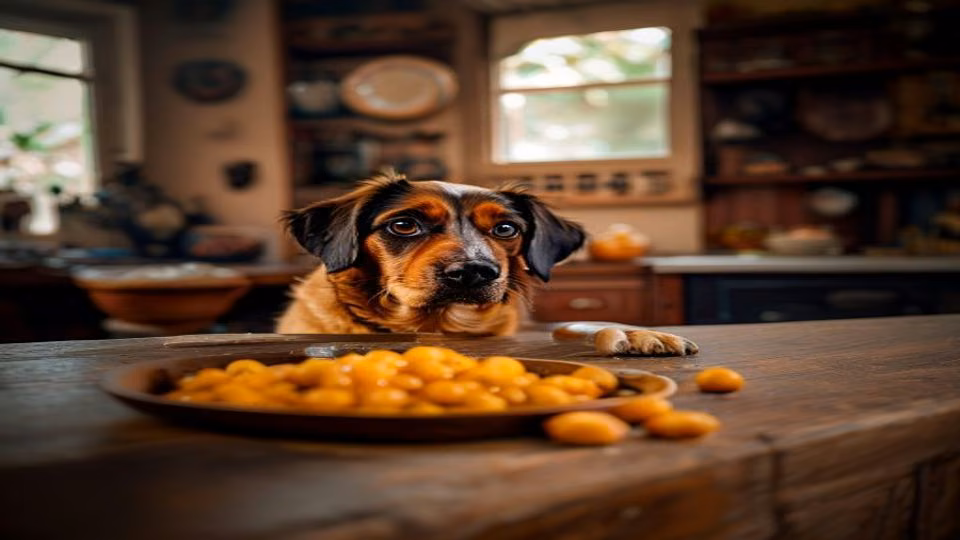 Bhuna Chana and dog — dogeats.in Indian pet food safety