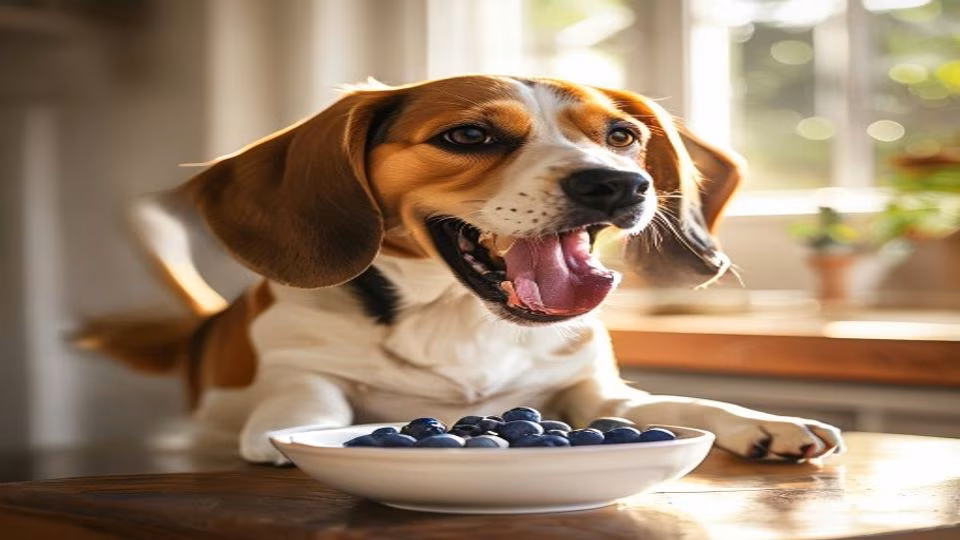 Blueberry and dog — dogeats.in Indian pet food safety