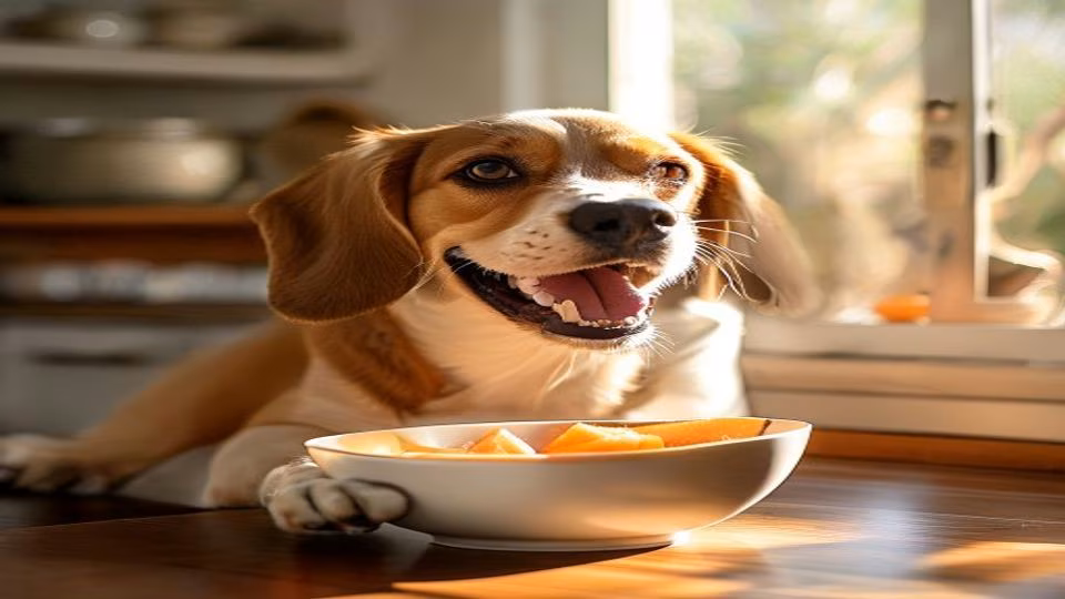 Cantaloupe and dog — dogeats.in Indian pet food safety