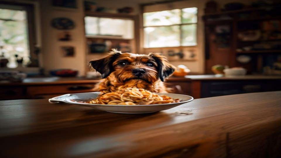 Chow Mein and dog — dogeats.in Indian pet food safety