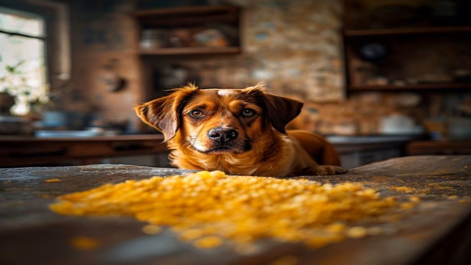 Cornflour and dog — dogeats.in Indian pet food safety