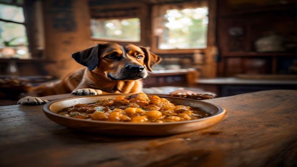 Daal Baati and dog — dogeats.in Indian pet food safety