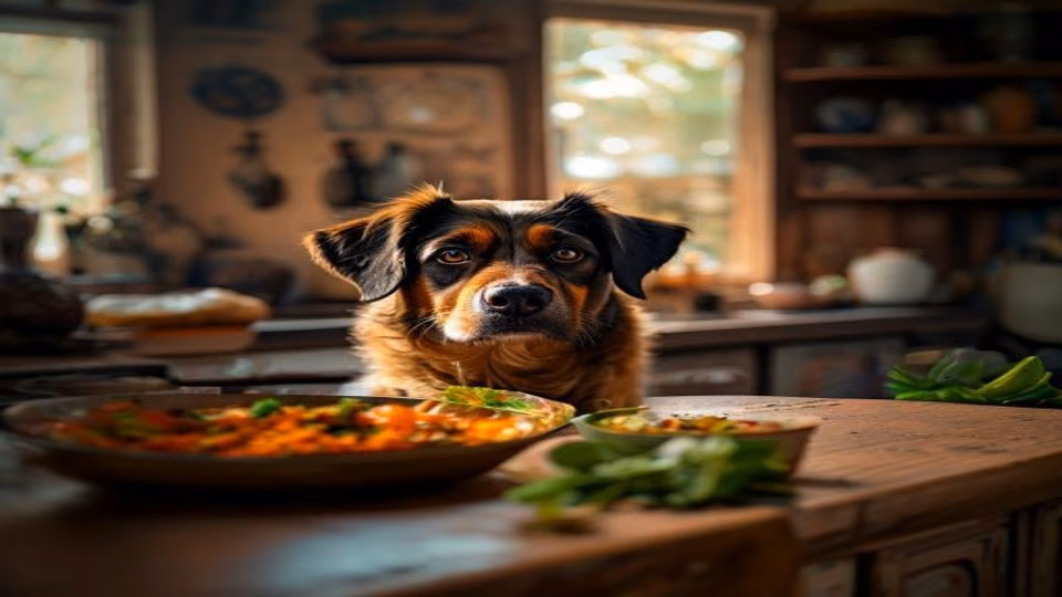 Gatte Ki Sabzi and dog — dogeats.in Indian pet food safety