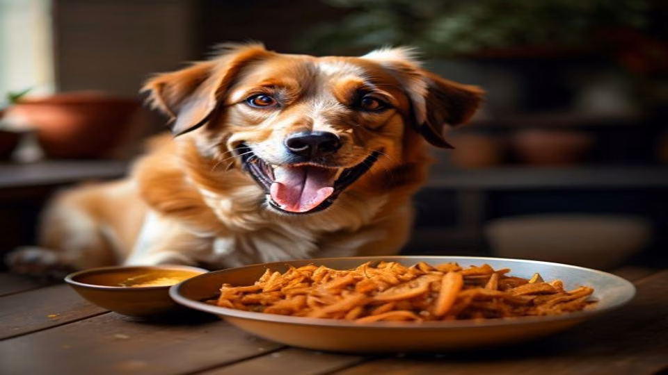 Gongura Mamsam and dog — dogeats.in Indian pet food safety