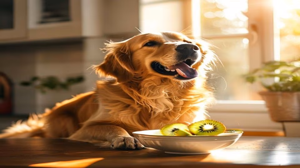 Kiwi and dog — dogeats.in Indian pet food safety