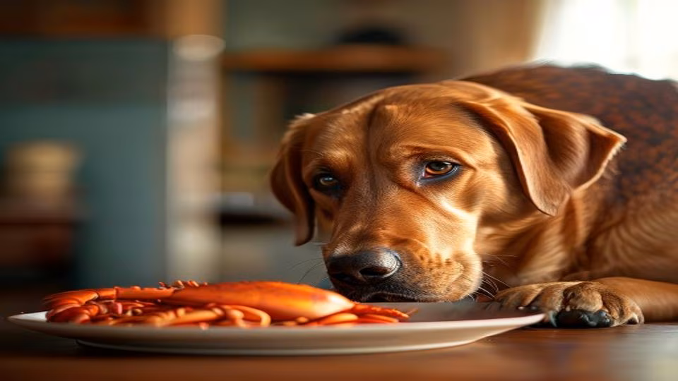 Lobster and dog — dogeats.in Indian pet food safety