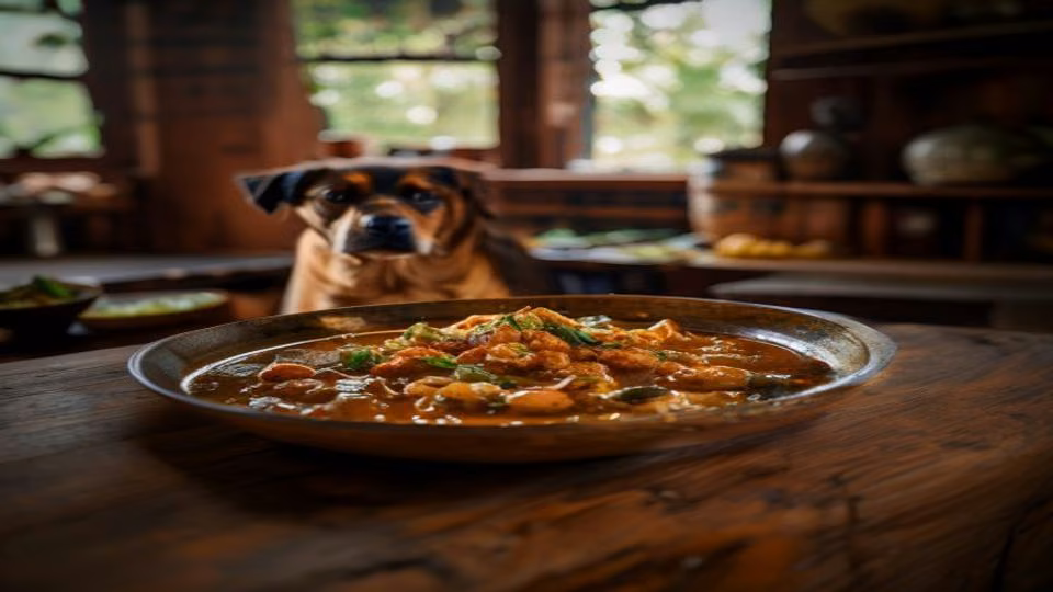 Massaman Curry and dog — dogeats.in Indian pet food safety