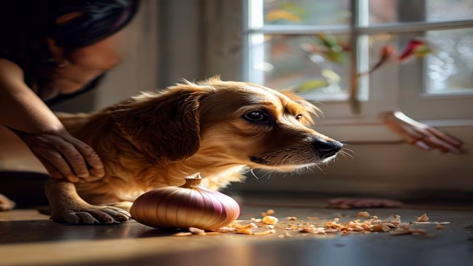 Onion and dog — dogeats.in Indian pet food safety
