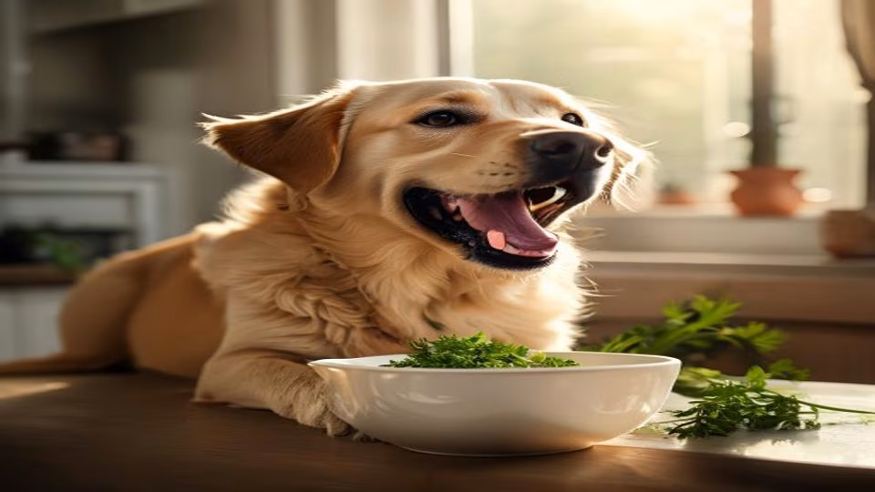 Parsley and dog — dogeats.in Indian pet food safety
