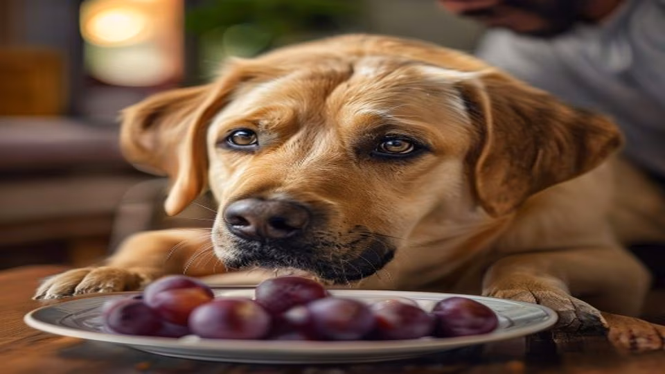 Plum and dog — dogeats.in Indian pet food safety