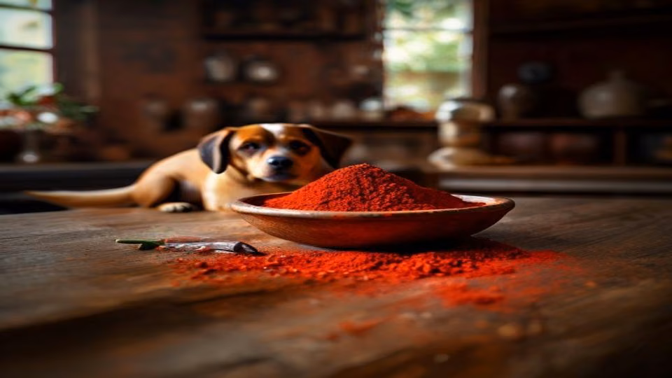 Red Chilli Powder and dog — dogeats.in Indian pet food safety
