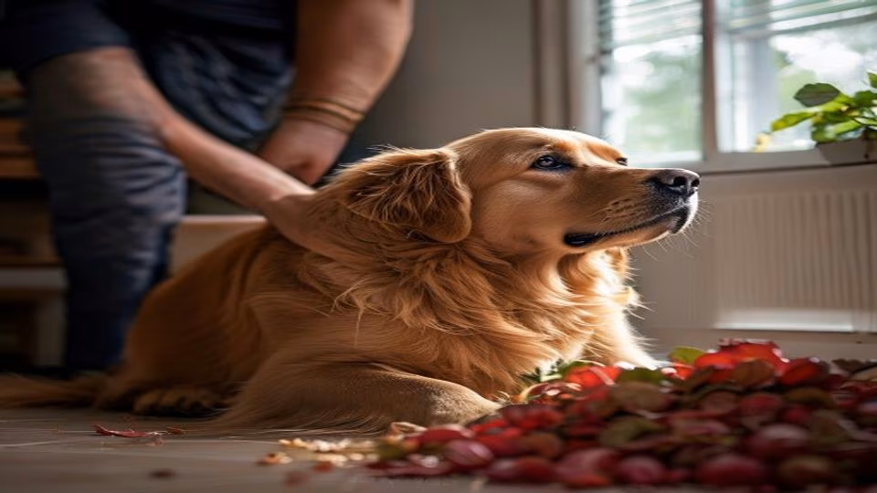 Rhubarb and dog — dogeats.in Indian pet food safety