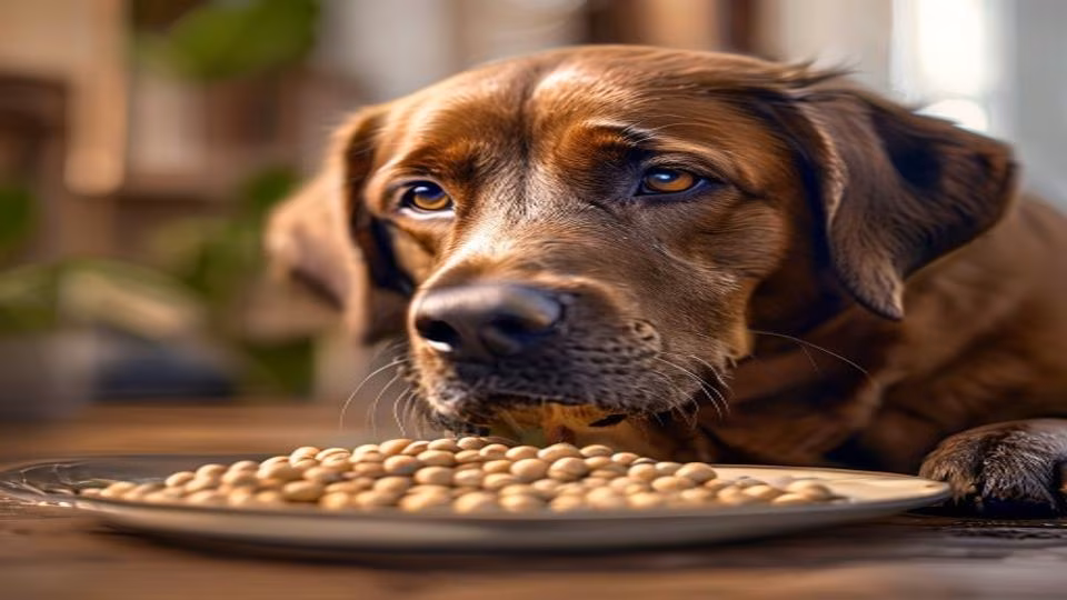 Soybeans and dog — dogeats.in Indian pet food safety