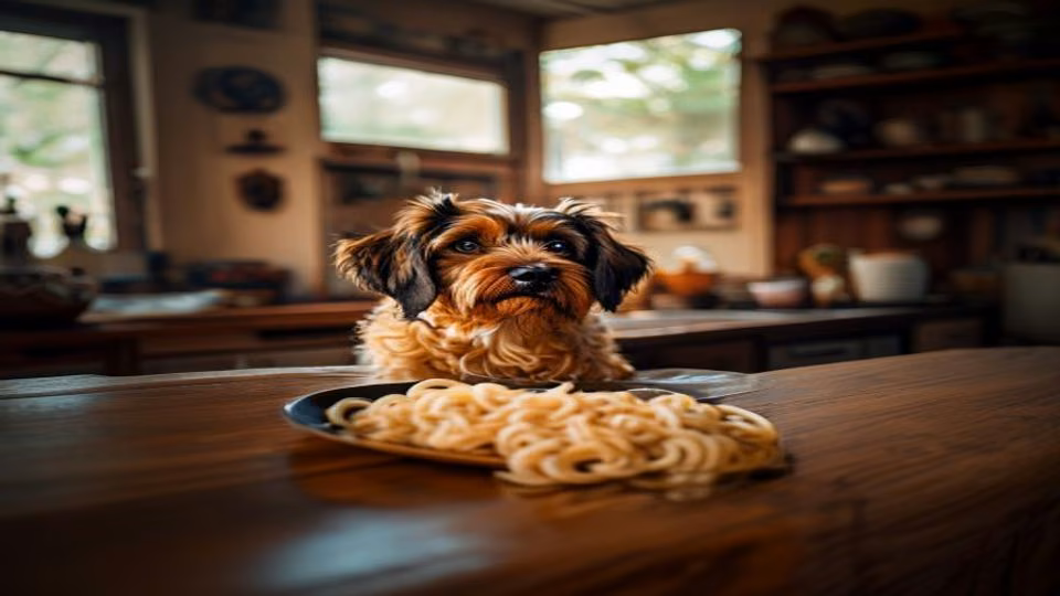 Udon and dog — dogeats.in Indian pet food safety