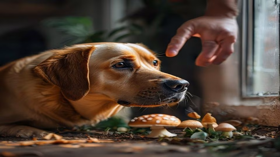 Wild Mushroom and dog — dogeats.in Indian pet food safety