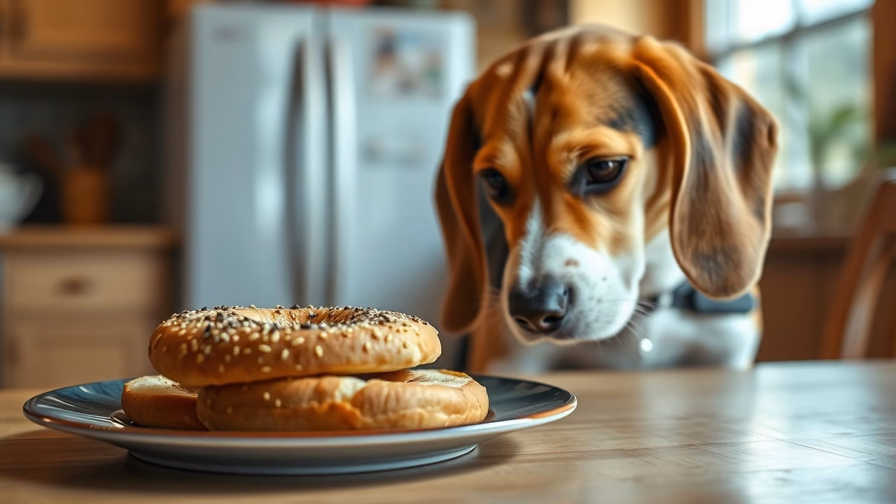 Bagels and dog, dogeats.in US pet food safety guide