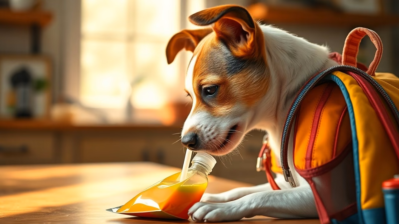 Capri Sun and dog, dogeats.in US pet food safety guide