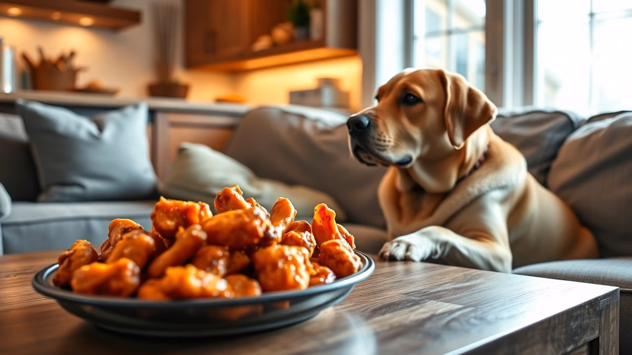 Chicken Wings and dog, dogeats.in US pet food safety guide