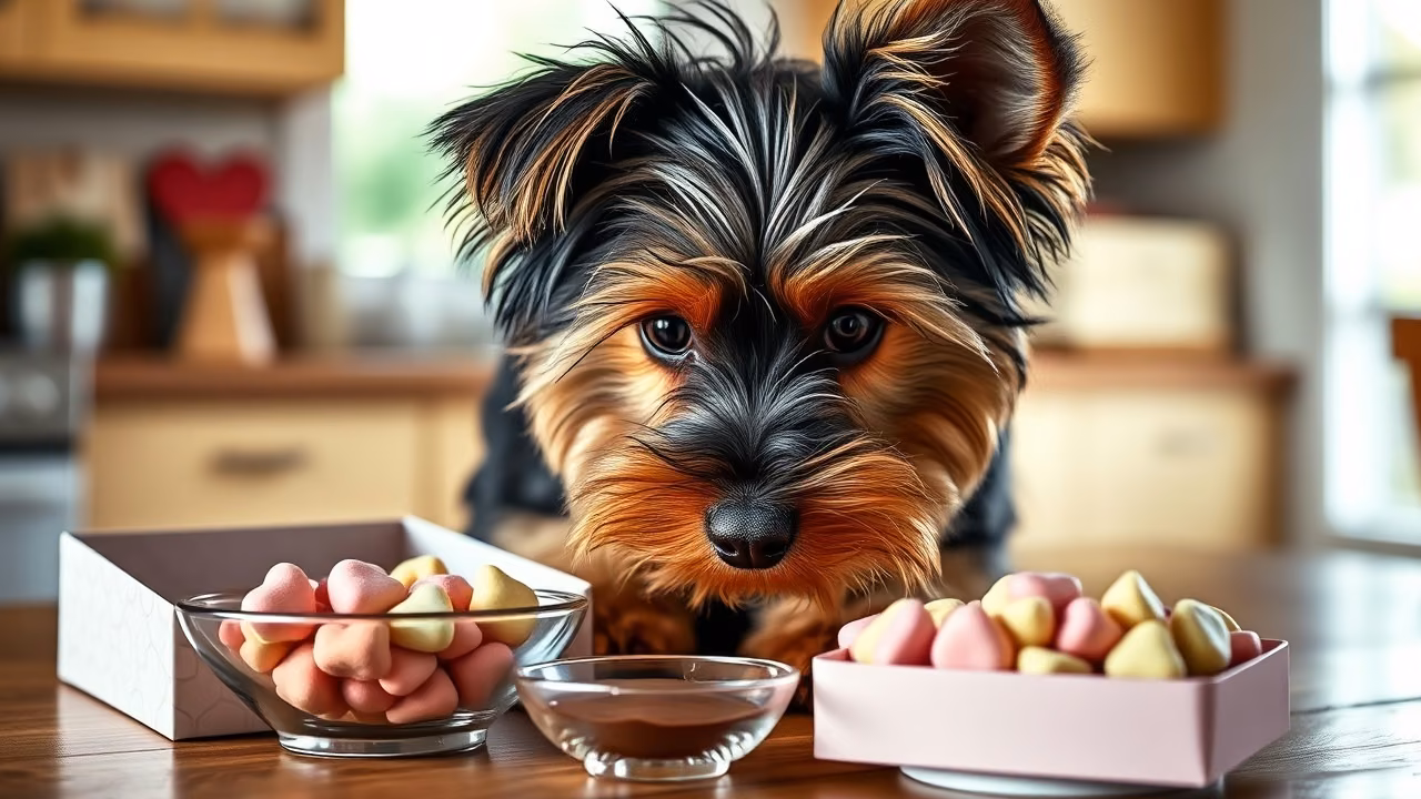 Conversation Hearts and dog, dogeats.in US pet food safety guide