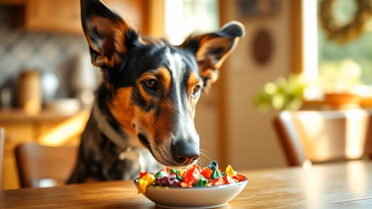 Jolly Ranchers and dog, dogeats.in US pet food safety guide