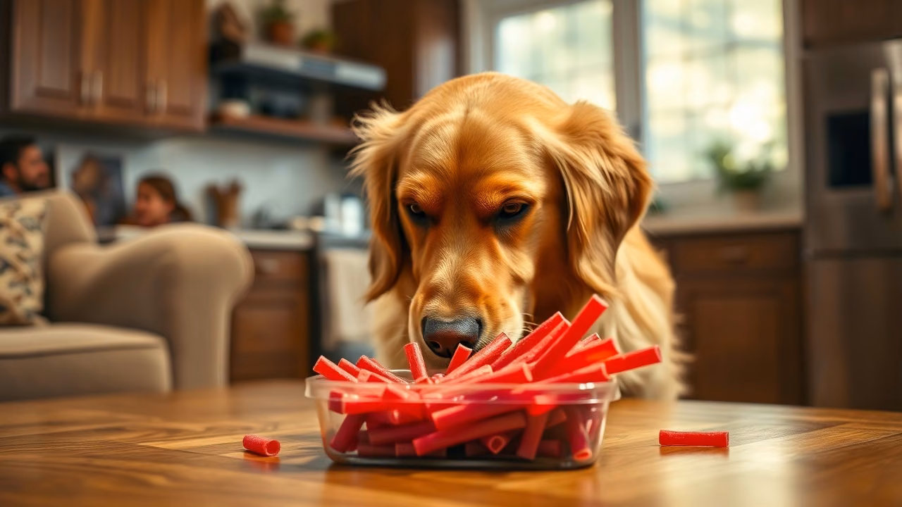 Red Vines and dog, dogeats.in US pet food safety guide