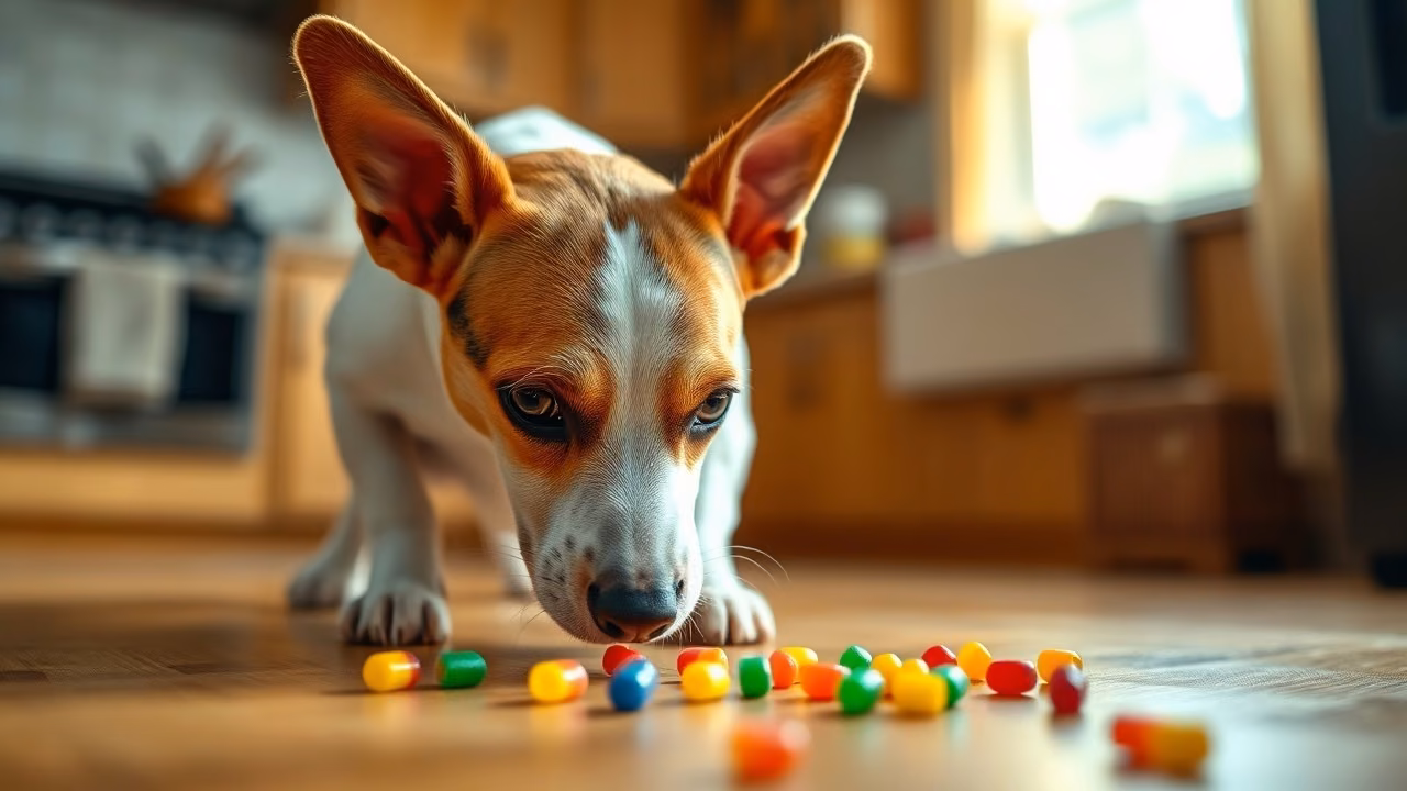 Skittles and dog, dogeats.in US pet food safety guide
