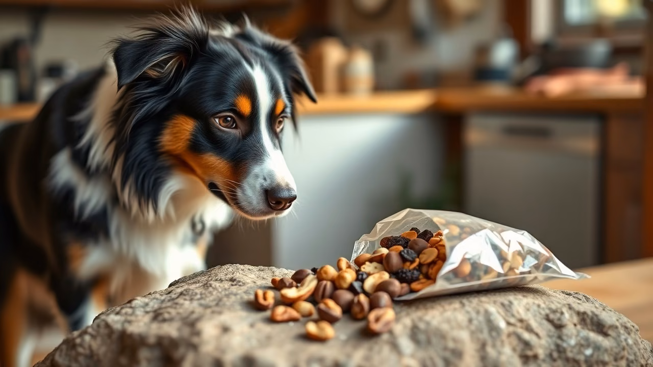 Trail Mix and dog, dogeats.in US pet food safety guide
