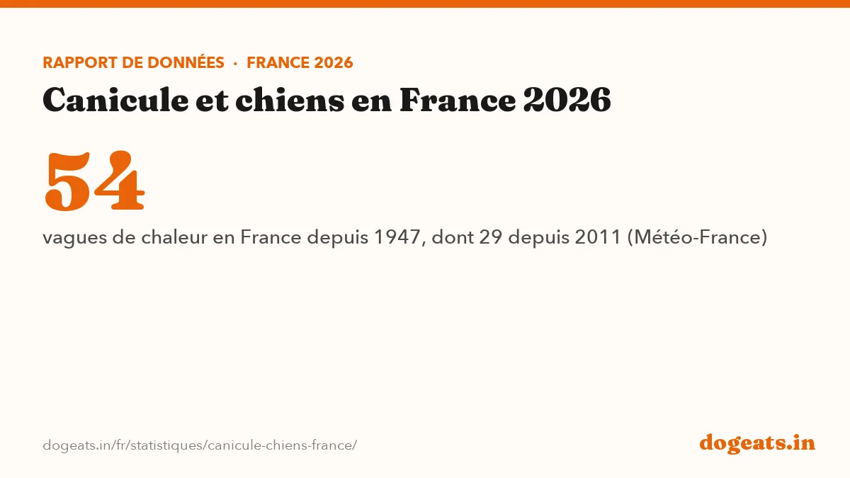 54 vagues de chaleur en France depuis 1947, dont 29 depuis 2011 (Météo-France)